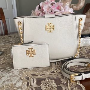 Tory Burch small tote /satchel and card case